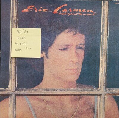 Eric Carmen Boats Against The Current Vinyl Record VG/G+ AB4124 1977