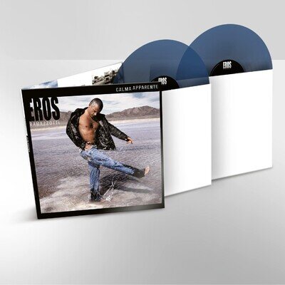 Eros Ramazzotti- Calma Apparente BLUE Coloured Vinyl 2-LP (NEW* 2021) 2005 Album