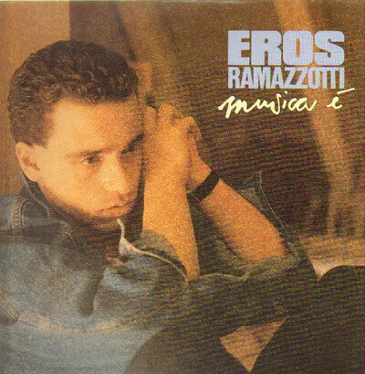 Eros Ramazzotti Musica e NEAR MINT DDD Vinyl LP, 33 RPM