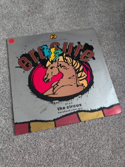 Erasure the Circus Tour 1987 Live in Hamburg Vinyl LP Record MUTE 66