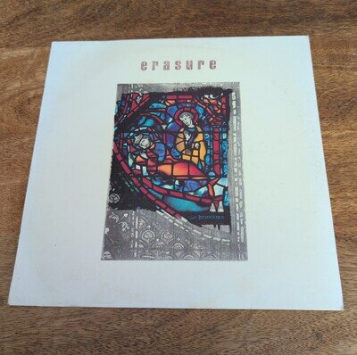 ERASURE, THE INNOCENTS, MUTE RECORDS LP, STUMM 55, INNER LYRIC PIC SLEEVE