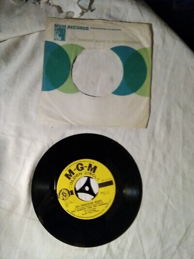 ERIC BURDON/ANIMALS SAN FRANCISCAN NIGHTS 7INCH AMERICAN VINYL SINGLE MGM KJC192