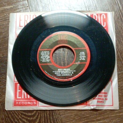 THE ANIMALS & ERIC BURDON-SKY PILOT-1986 Eric REISSUE VG+/VG+ (4)