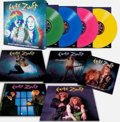 Enuff Z'nuff – Never Enuff: Rarities & Demos LP Album vinyl 4 x record boxset