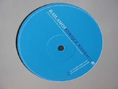 Enrique Iglesias - Bailamos - Used Vinyl Record 12 - Promo - F6999z