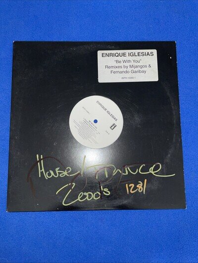 Enrique Iglesias 12” Bailamos Remixes Promo Lp House Trance Club Vinyl Record