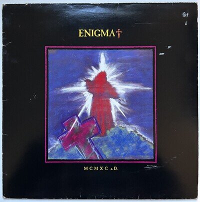 Enigma : MCMXC a.D. 1991 UK vinyl LP G+/VG A1/B1 press w/inner READ DESCRIPTION