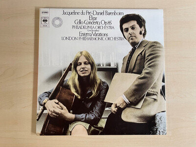 Jacqueline Du Pré / Barenboim Elgar Cello Concerto Enigma Variations LP EX