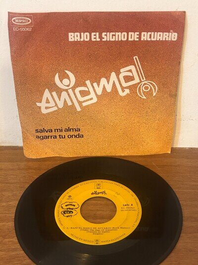 ENIGMA Under The Sign Of Aquarius +2 1971 MEXICO 7" EP Psych Blues Avandaro