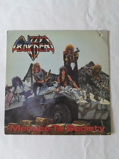 Lizzy Borden Menace To Society Vinyl Album 1986 Enigma Records ST-73224