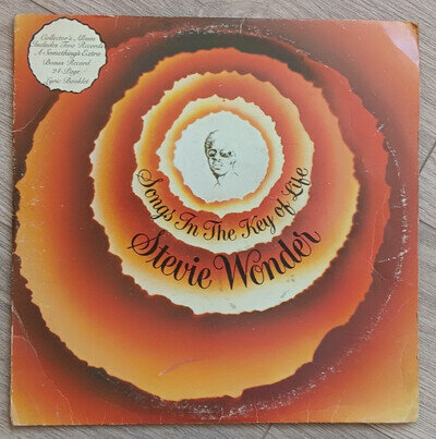 STEVIE WONDER - SONGS IN THE KEY OF LIFE DOUBLE LP 1976 MOTOWN EMI TMSP 6002