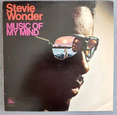 Stevie Wonder - Music Of My Mind - 1972 1st Press UK Motown Vinyl LP - Excellent