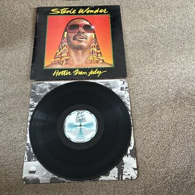 STEVIE WONDER Hotter Than July Vinyl LP Happy Birthday Lately Master Blaster