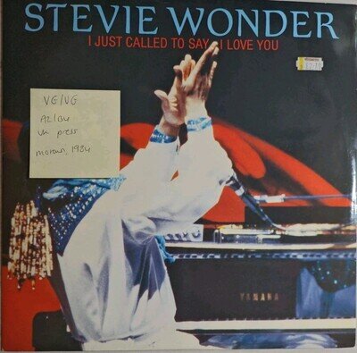 Stevie Wonder I Just Called To Say I Love You Vinyl Record VG/VG TMGT1349 1984