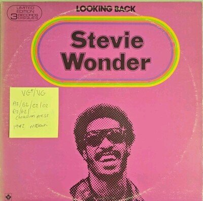 Stevie Wonder Looking Back Vinyl Record VG+/VG M-804N3 1972