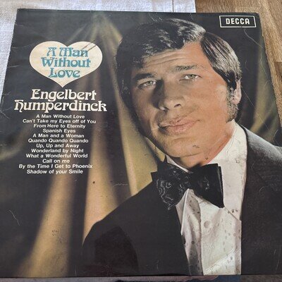 Engelbert Humperdinck - A Man Without Love 1968 Decca SKL 4939 Vinyl LP Album