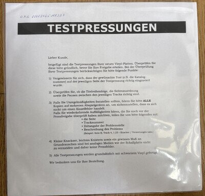 ENGELBERT HUMPERDINCK “RELEASE ME” – OFFICIAL TEST PRESSING LP – VERY RARE