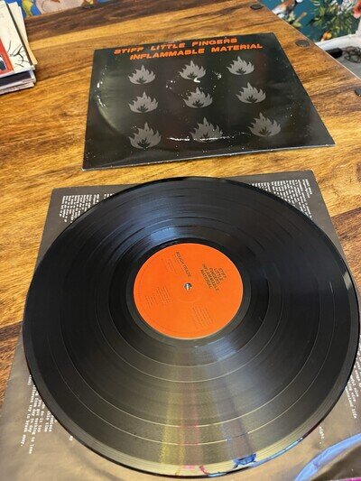 STIFF LITTLE FINGERS INFLAMMABLE MATERIAL LP ROUGH TRADE 1979 1ST VG +INNER PUNK