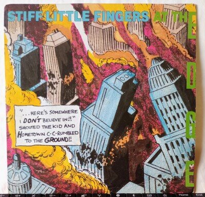 Stiff Little Fingers "At The Edge" 7" Vinyl Single CHS2406 Chrysalis 1980- EX/EX