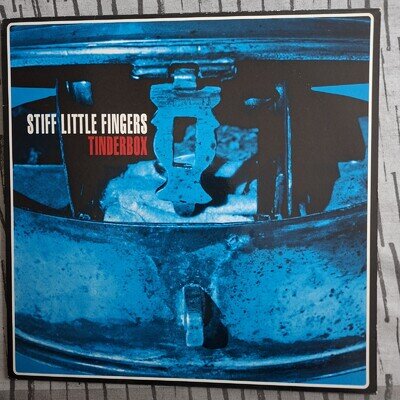 Stiff Little Fingers Tinderbox Limited Edition Blue Vinyl Album