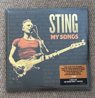 STING - 'MY SONGS' UK issue on VINYL -MINT - STILL SEALED