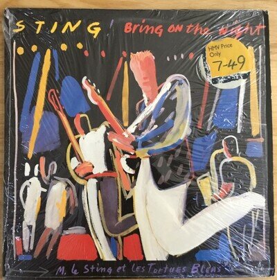 STING Vinyl LP - BRING ON THE NIGHT (1986) - CLASSIC LIVEDOUBLE ALBUM - 2LPs