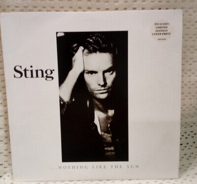 Sting - Nothing Like The Sun Double Vinyl LP / Lyric Insert + Print