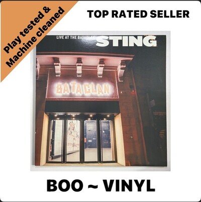 Sting Live at the Bataclan Vinyl LP 2017 RSD Vinyl LP NM / NM Condition