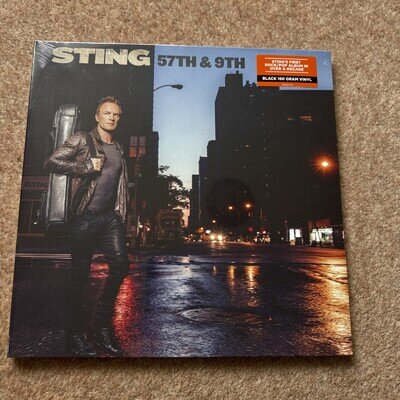 Sting - 57th & 9th LP Vinyl Album 2016 New & Sealed.