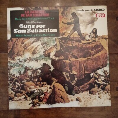 Ennio Morricone – La Bataille de San Sebastien LP 1968 OST French Gatefold