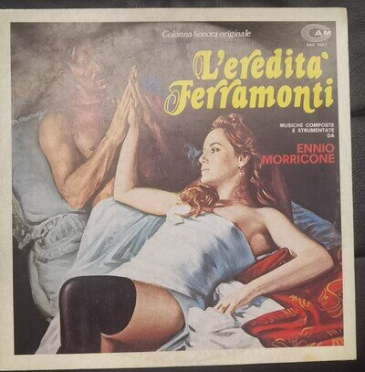 Ennio Morricone L'eredita Original Italian CAM Soundtrack Vinyl Promo LP