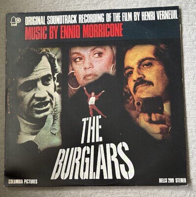 Bells 209 The Burglars Soundtrack Vinyl Record 1972 NM / VG+ Ennio Morricone