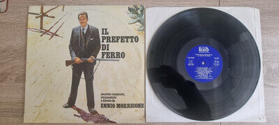 ENNIO MORRICONE...IL PREFETTO DI FERRO...ITALIAN SOUNDTRACK LP...BEAT LPF 041