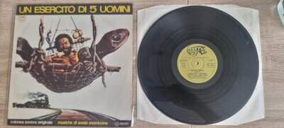 Un Esercito Di 5 Uomini Army of 5 Men Orig Soundtrack Ennio Morricone NM LP