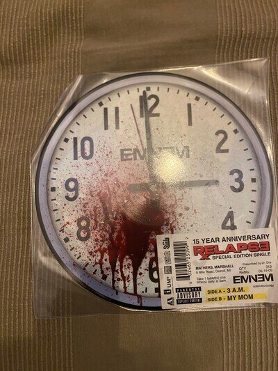 Eminem 3AM / My Mom 15YR RELAPSE Picture Disc Vinyl