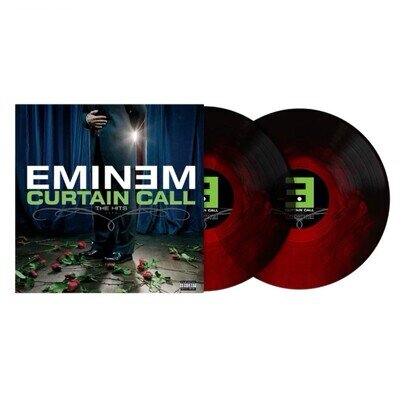 Eminem - Curtain Call The Hits Limited Edition Rose Petal Red Vinyl 2LP