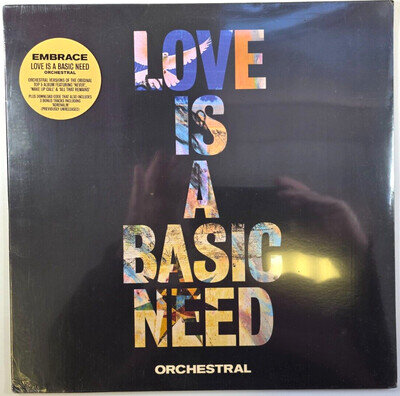 Embrace Love Is A Basic Need Orchestral LP vinyl record 2018 on cooking vinyl