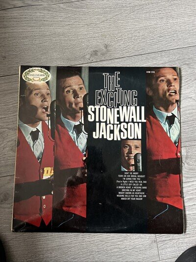 STONEWALL JACKSON LP THE EXCITING hallmark 516 1966 Release EX/EX/EX (B5)