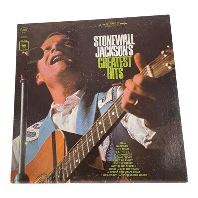 Stonewall Jackson's Greatest Hits - Vintage Columbia LP Record