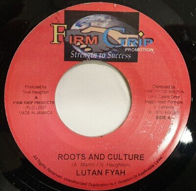 Lutan Fyah / Stonewall Jackson - Roots And Culture / Redemption Song (7") (Near