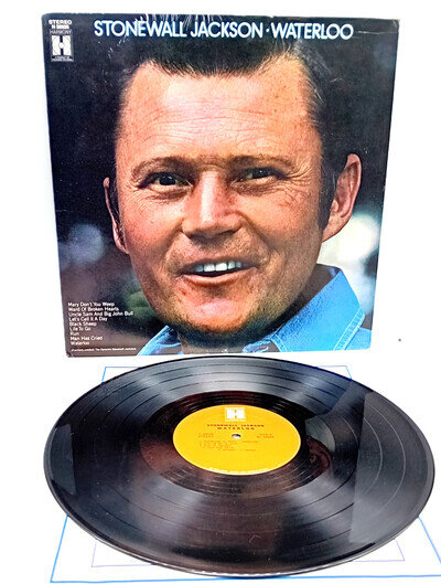 STONEWALL JACKSON (COUNTRY) - Waterloo - 1972 Vinyl LP - US Issue - Harmony