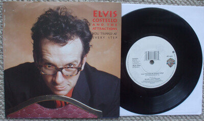 Elvis Costello - You Tripped At Every Step - EX- 45 + PS - RARE 1994