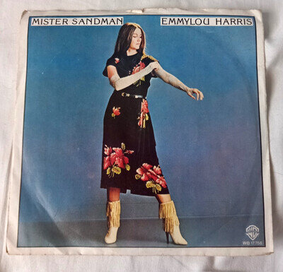 EMMYLOU HARRIS Dutch 7" 1981 MISTER SANDMAN Netherlands Folk Country