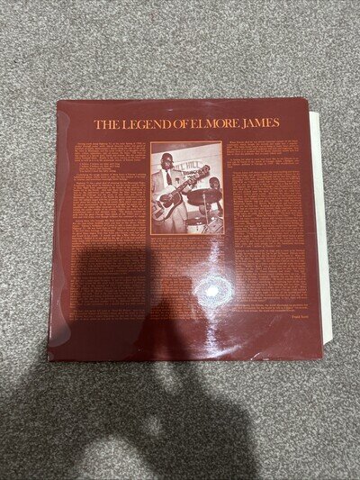 Vintage Vinyl Record Elmore James With Limited Edition Life Story Cover