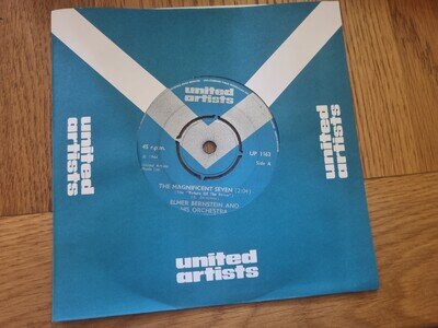 Elmer Bernstein – The Magnificent Seven 1966 United Artists UP 1163 7”