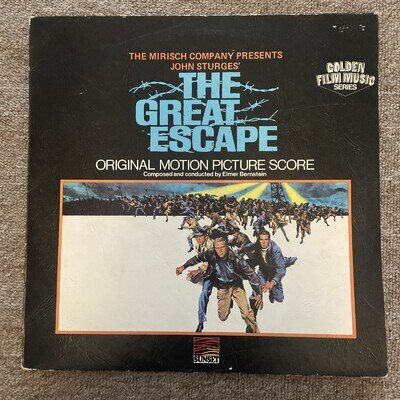 Elmer Bernstein The Great Escape Original Soundtrack Vinyl 1963 LP