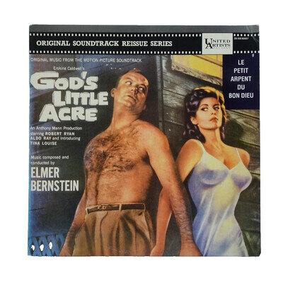 Elmer Bernstein God's Little Acre LP United Artists 2S 068 82657 France EX/VG+