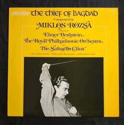 Miklós Rózsa / Elmer Bernstein – The Thief of Bagdad Vinyl LP Record Q502