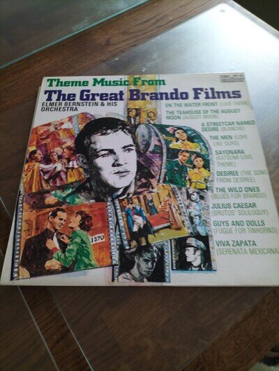 Elmer Bernstein Orchestra - Theme Music from The Great Brando Films - LP *NrMint