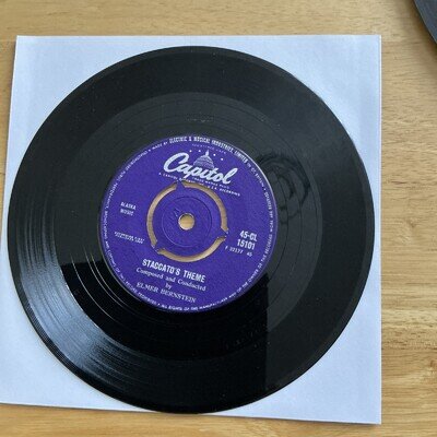 Elmer Bernstein - Staccato's Theme - 7" Vinyl Single 1959 Capitol 45-CL 15101